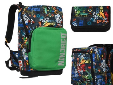 Tornister LEGO - Optimo Plus NINJAGO 20228-2203 PIÓRNIK I TORBA SPORTOWA