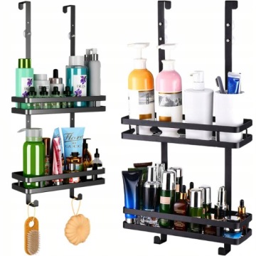 ПОДВЕСНАЯ ПОЛКА ДЛЯ ДУША В ВАННОЙ, ЧЕРНЫЙ LOFT