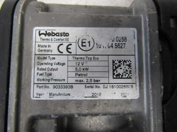 VW Skoda Audi webasto 5Q0815005AF