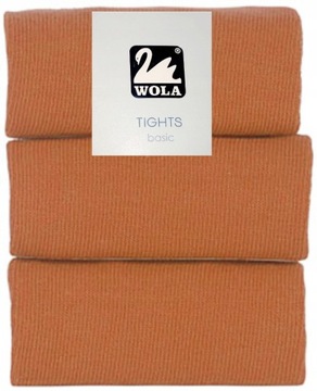 Rajstopy gładkie Wola bawełna 92-98 pomarańcz