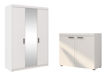 Комплект мебели RIMO ШКАФ 130 ЗЕРКАЛО + СУНДУК SONOMA