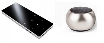 Odtwarzacz MP4 Bluetooth 32GB srebrny + GŁOŚNIK BT