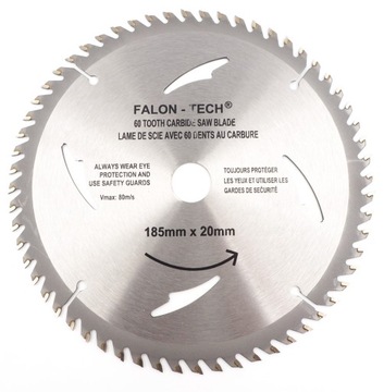 TARCZA WIDIOWA DO DREWNA 185 mm x 20 x 60T WIDIA