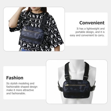 Exercise Tank Tops Women Sports Cycling Chest Bag