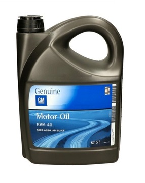 OLEJ OPEL GM MOTOR OIL 10W40 SL/CF A3/B3 A3/B4 5L