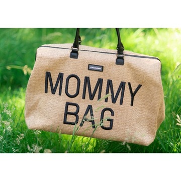 СУМКА ДЛЯ МАМЫ БОЛЬШАЯ ВМЕСТИТЕЛЬНАЯ ДЕТСКАЯ СУМКА ИЗ РАФИИ