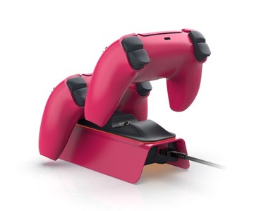 Док-станция для зарядного устройства с 2 накладками DualSense для PS5