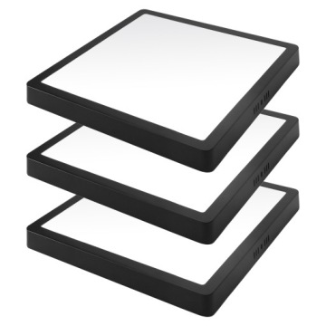 3x PANEL PLAFON LED NATYNKOWY 24W KWADRAT CZARNY