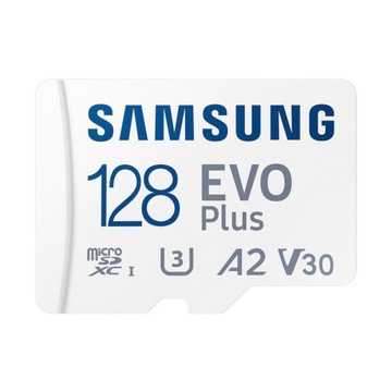 Карта памяти Samsung Evo+ microSD 128 ГБ 130/U3 A2 (2022 г.)