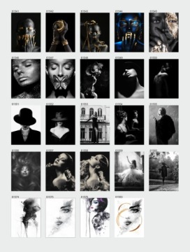 Постер 30х40 постеры для настенных картин МНОГО УЗОРОВ