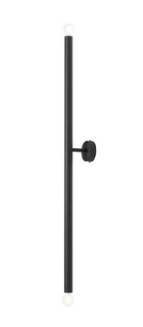 Lampa ścienna, kinkiet TUBO 2 czarny L do salonu sypialni tuba