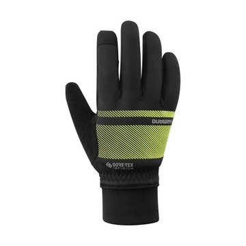 Rękawiczki Shimano Infinium Primaloft czarno-żółte M