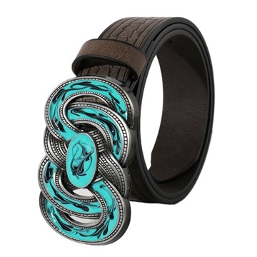Retro twist drip oil z nadrukiem retro moda dekoracja talii