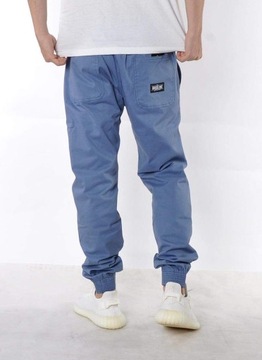 Spodnie XL Bossline Casual Jogger Niebieskie