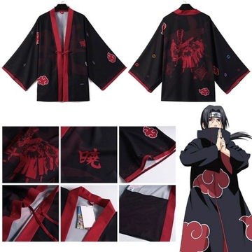 Anime Naruto Akatsuki Cosplay Płaszcz Haori