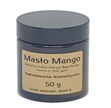 MASŁO MANGO SZKLANE OPAKOWANIE 50 GRAM