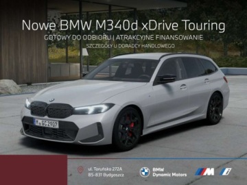 BMW Seria 3 G20-G21 Touring M Facelifting 3.0 M340d 340KM 2025 BMW Seria 3 M340d xDrive Touring 340 KM - Gotowy do Odbioru - Kamera 360