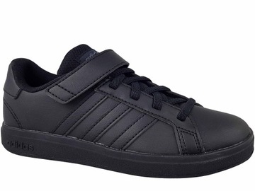 ADIDAS GRAND COURT 2.0 FZ6161 BUTY TRAMPKI TENISÓWKI CZARNE NA GUMKI RZEP