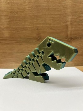Игрушка T-REX Динозавр Flexi Zaur 15см PLA 3D TIKTOK REDRAFT3d