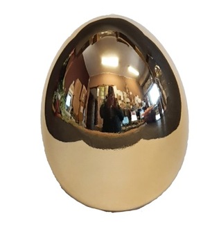 Яичное золото керамика Пасха H6 Decodomi