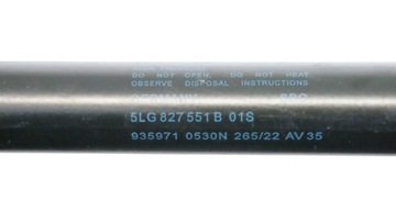 SKODA ENYAQ IV 2022 LEVÝ STRANA TLUMIČ KRYT ZADNÍ KUFRU