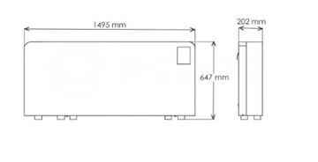 Осушитель воздуха STORM 100 белый
