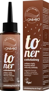 ONLYBIO HAIR IN BALANCE TONER DO WŁOSÓW KOLOR CZEKOLADOWY 100 ML