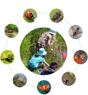 СКЛАДНАЯ ТЕЛЕСКОПИЧЕСКАЯ СЕТКА ДЛЯ БАБОЧЕК/НАСЕКОМЫХ/БАССЕЙНА