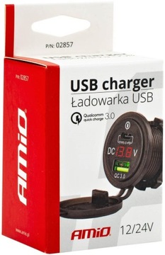 USB-C USB-вольтметр CAR Погрузчик