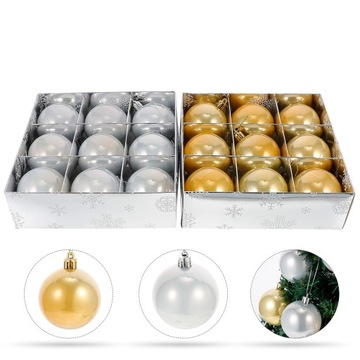 Plastikowe bombki choinkowe na studniówkę 18 szt