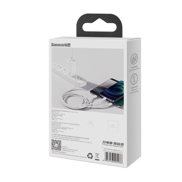 SZYBKI KABEL USB 3W1 BASEUS DO LIGHTNING-MICRO USB C TYP-C 1,5M