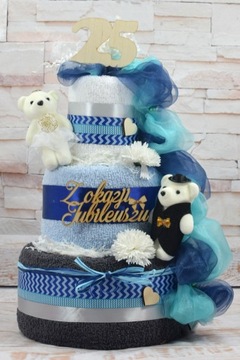 Полотенца для торта ПРАКТИЧНЫЙ ПОДАРОК ​​на годовщину свадьбы Золотая свадьба 25 лет 30