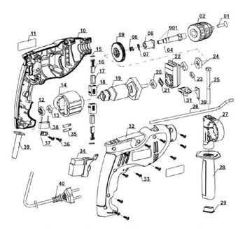 Держатель головы EINHELL BT-ID TC-ID 710 E RB-ID 710
