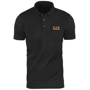 Koszulka Polo Emporio Armani męska 8NPF04 PJM5Z Czarna r.XXL