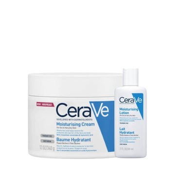 Cerave Balsam Nawilżający do Skóry Suchej 340g + nawilżająca Emulsja 88ml
