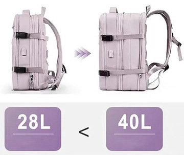 БОЛЬШАЯ ВОДОНЕПРОНИЦАЕМАЯ СУМКА ДЛЯ НОУТБУКА 17 ДЮЙМОВ + РАСШИРЯЕМАЯ USB-РОЗЕТКА