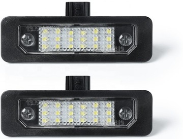 LAMPKI TABLICY REJESTRACYJNEJ PODŚWIETLENIE LED Ford Flex Taurus Mustang