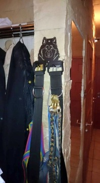 Металлическая вешалка для ключей, поводок для Мопса Прихожая