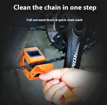 Щетка для чистки велосипедной цепи мотоцикла на 360° по всей поверхности