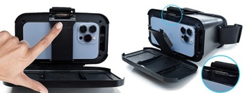 GOGLE OKULARY VR 3D 360 DO TELEFONU SMARTFONA WIRTUALNA RZECZYWISTOŚĆ