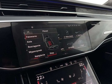 Audi A8 D5 Sedan Facelifting 4.0 60 TFSI 460KM 2023 Audi A8 Long V8 TFSI Noktowizor szklany dach 4x Masaze BO-Advanced Gwaranc, zdjęcie 22