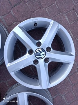 ALU RÁFKY RÁFKY VW GOLF PLUS 5K0071495 15 6.5J ET50 5X112 ORIGINÁLNÍ