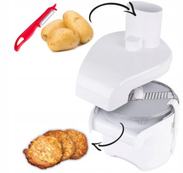 MASZYNKA DO TARCIA ZIEMNIAKÓW MIGIRIS CIORKA | 250W | BIAŁA