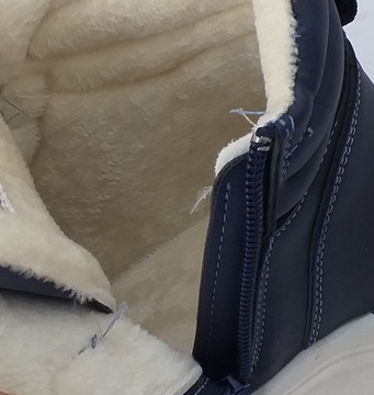 ЗИМНЯЯ теплая обувь, ТРАПЕРЫ, для мальчика, ботинки XD70, молния, ВЕЛКРО G 35