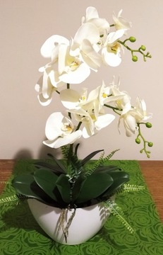 Kompozycja na Dzień KOBIET PREZENT DZIEŃ MATKI DEKORACJA STORCZYK ORCHIDEA
