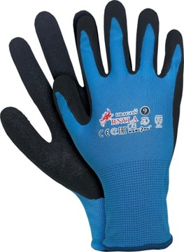 Rękawice robocze RNYLA NB lateks mocne r.7