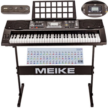 Keyboard Organy MK-812 61 dynamiczne klawisze USB