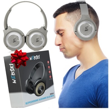 Słuchawki Bluetooth do telefonu z Czytnikiem Kart Micro SD RADIEM FM WEBSKI