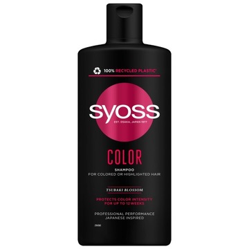 SZAMPON WŁOSY FARBOWANE ROZJAŚNIANE SYOSS COLOR