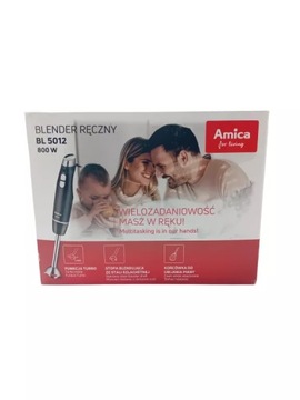 BLENDER RĘCZNY AMICA BL5012 800W PUDEŁKO